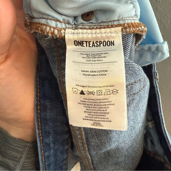 One Teaspoon Mr Classic Rigid Classic Straight Jean Size 36/27 - Picture 7 of 8